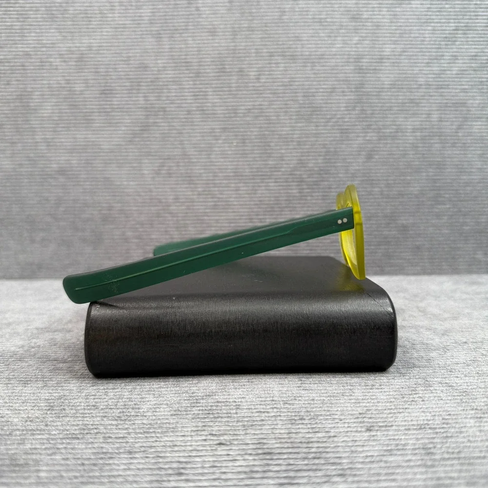 Danilo Carraro by Kador Venice Eyeglasses Green Cat Eye Frames Italy 52-21-145